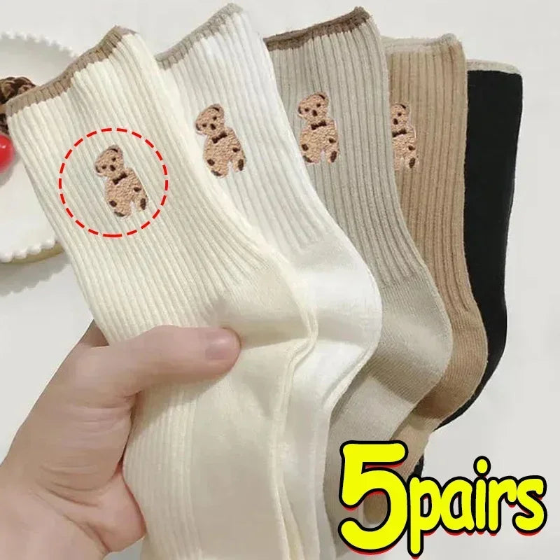 5 Paires de chaussettes ourson™