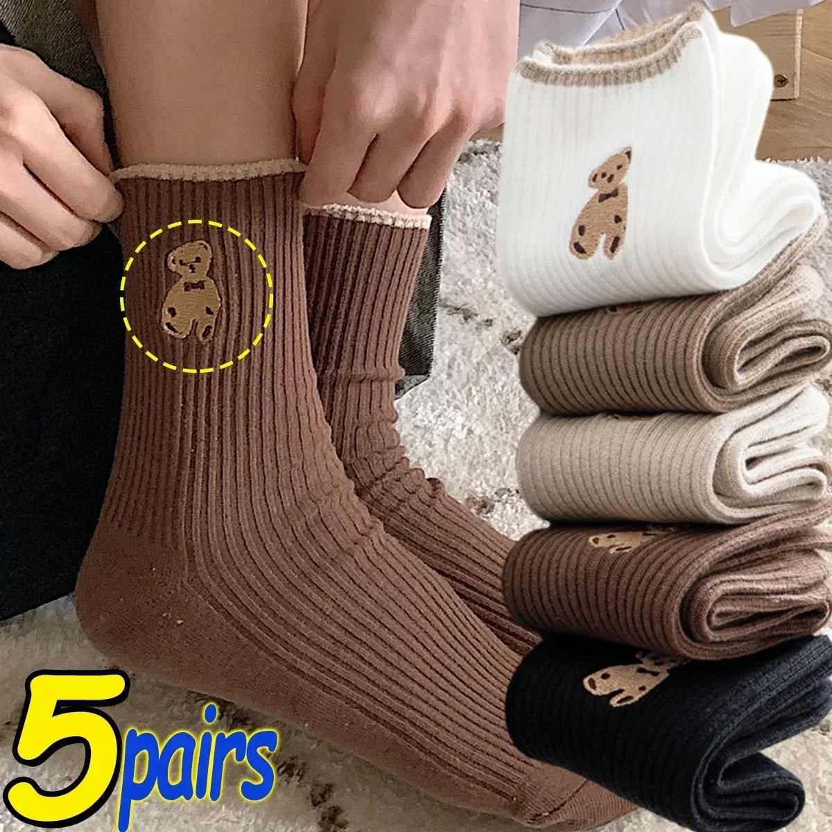 5 Paires de chaussettes ourson™