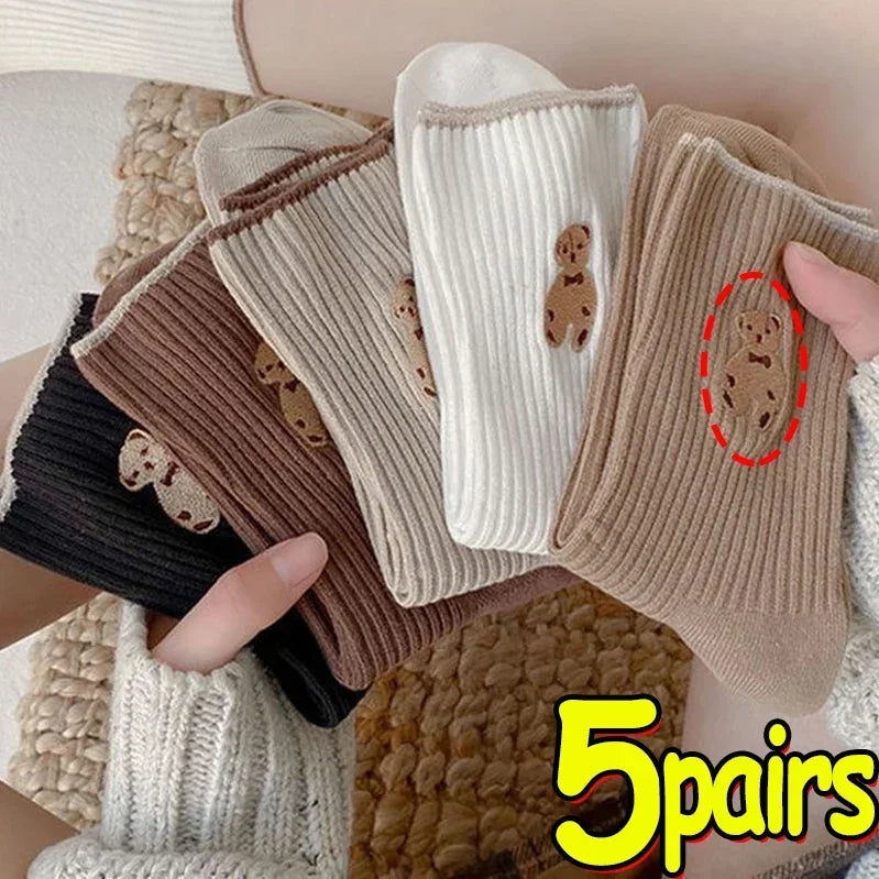 5 Paires de chaussettes ourson™